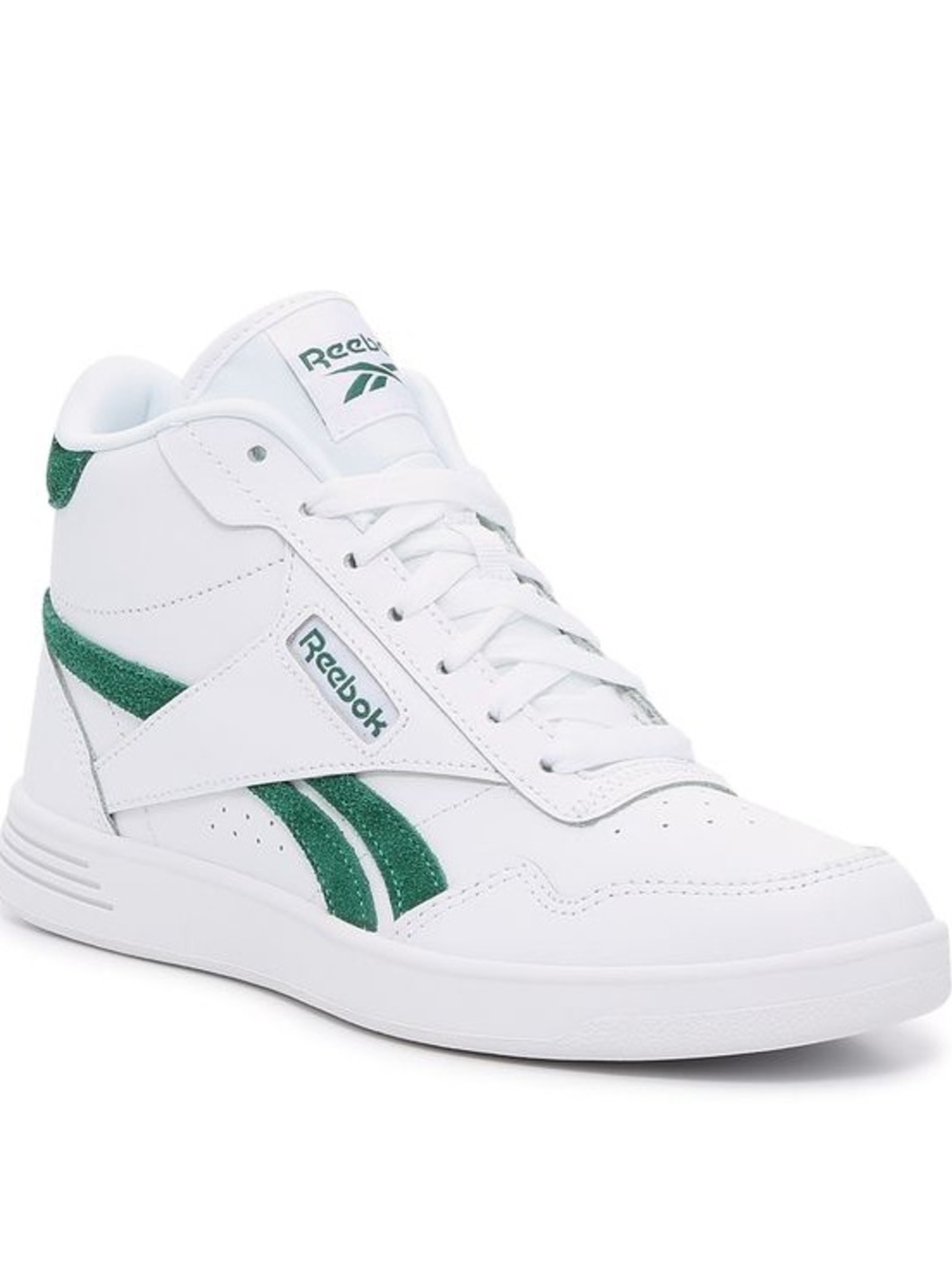 Women’s Reebok Green Court Advance High-Top Sneakers size 10.5
